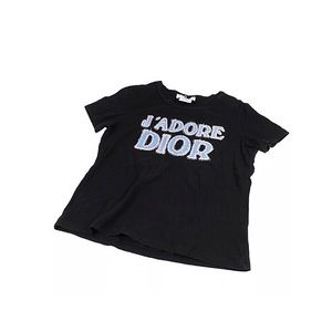 Dior J’Adore Black Logo Tee